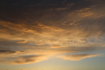 Fototapeta na wymiar Pastel Sky, Edmonton, Alberta