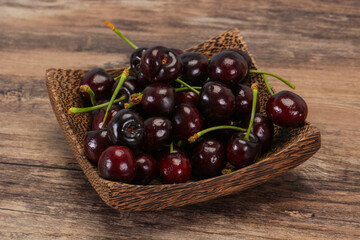 Ripe sweet tasty cherry  berry