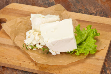 Greek traditional Feta soft cheese