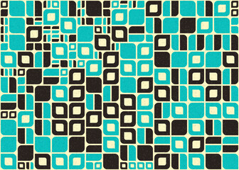 Abstract Geometric Pattern generative computational art illustration