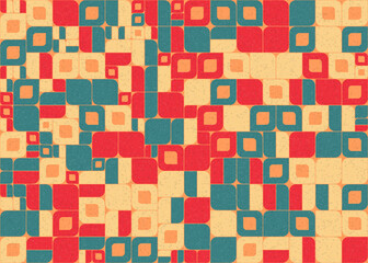Abstract Geometric Pattern generative computational art illustration