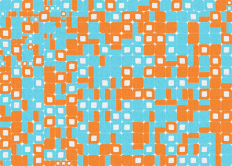 Abstract Geometric Pattern generative computational art illustration