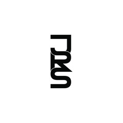 jrs letter original monogram logo design