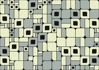 Abstract Geometric Pattern generative computational art illustration