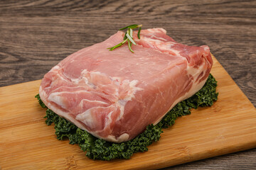 Pork meat piece for cooking
