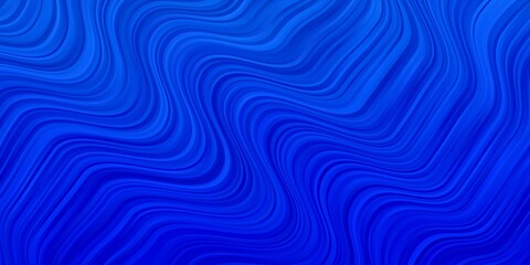 Fototapeta na wymiar Light BLUE vector template with wry lines.