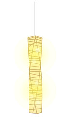 和風ペンダント照明のイラスト