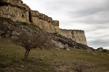 Aq Qaya,White Rock, a rock in Crimea