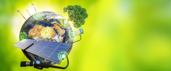 Erneuerbare Energie  Nachhaltig Zukunft
