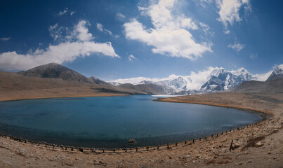 Gurudongmar Lake of North Sikkim is one of the highest lake in the world located at the height of...