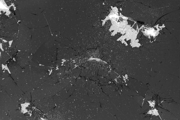 Broken LCD monitor panel background texture. Cracked screens glass