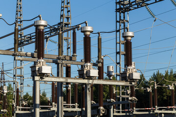 Electric substation tower for generating energy