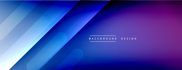 Dynamic lines abstract background. 3D shadow effects and fluid gradients. Modern overlapping forms