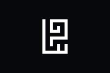 Obraz premium WP logo letter design on luxury background. PW logo monogram initials letter concept. WP icon logo design. PW elegant and Professional letter icon design on black background. W P PW WP
