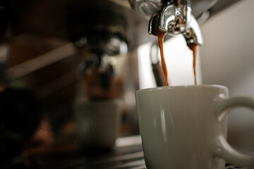 Espresso und Espressomaschine