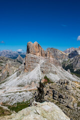 Monte Averau dalla cima del Nuvolau