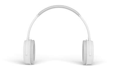 wireless headphones isolated on white background