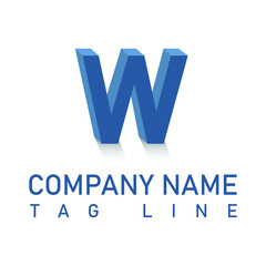 W Letter Company Logo 