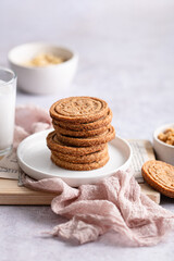 Biscuits sablés fourrés chocolat fait maison artisanal