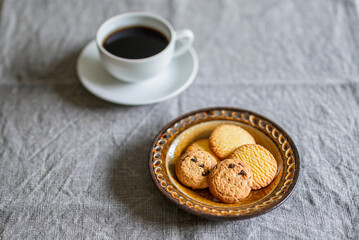 クッキーとコーヒー