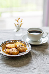 クッキーとコーヒー