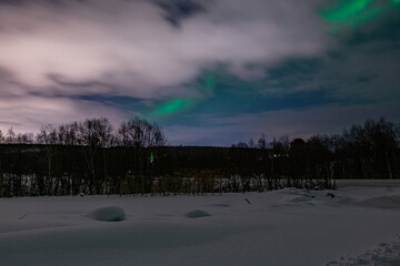 Hunting for night lights in the Arctic