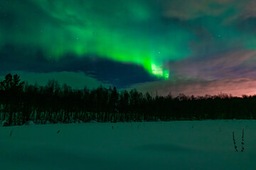 Hunting for night lights in the Arctic