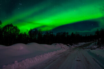 Hunting for night lights in the Arctic