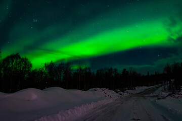 Hunting for night lights in the Arctic