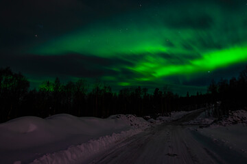 Hunting for night lights in the Arctic