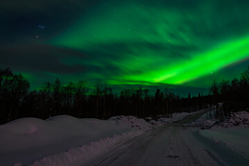 Hunting for night lights in the Arctic