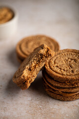 Biscuits sablés fourrés chocolat fait maison artisanal