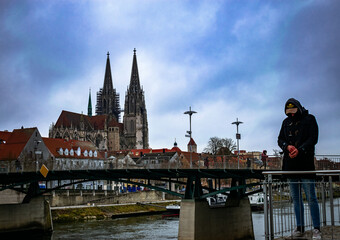 Regensburg a mis espaldas, Alemania.