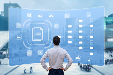 Document Management System (DMS) used to archive, search and manage corporate files and information...