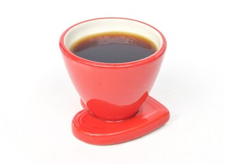 red cup of tea