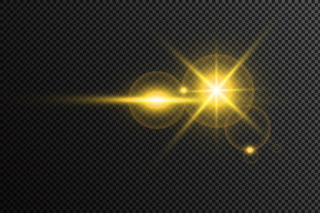 Abstract lines with glow light effect. Glow special light effect. Glowing lines on transparent background. Lines vector.