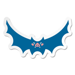 cute halloween bat sticker
