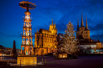 Erfurt - Weihnachtlicher Domplatz