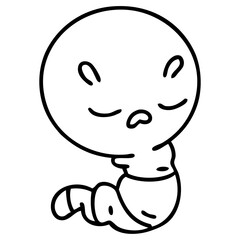 cute little worm