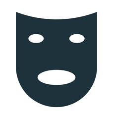 Theater Mask Vector Icon