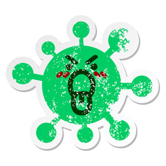 angry disgusted virus