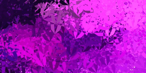 Dark Red, Yellow vector template with triangle shapes.