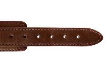 Brown belt isolated