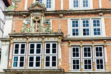 Museum of Dempterhaus or Leisthaus in Hamelin, Germany