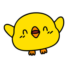 cute cartoon baby bird