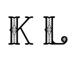 Elegant capital letters. To use monograms, logos, emblems, initials.