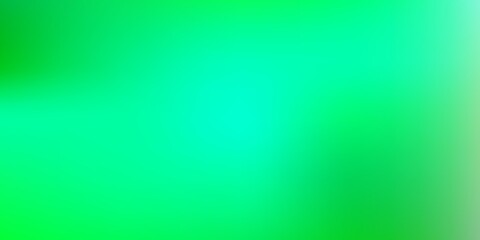 Light green vector gradient blur backdrop.
