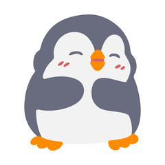 cute christmas penguin