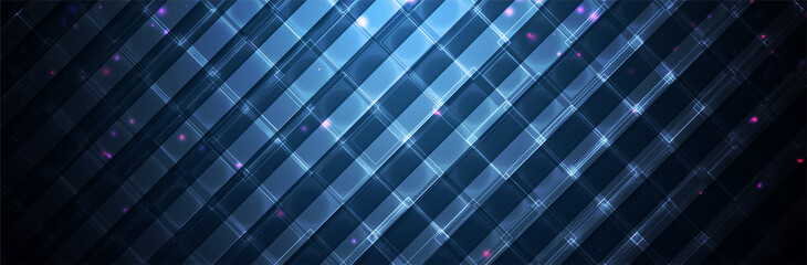 Abstract blue technology background. 3d vector illustration