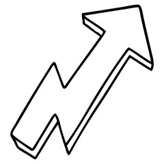 pointing arrow cartoon